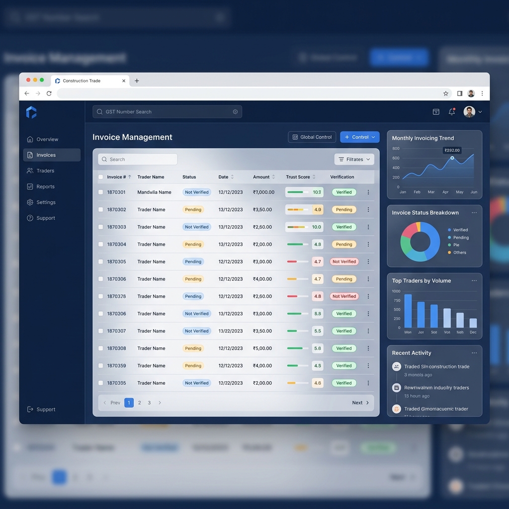 Unified Trade Dashboard